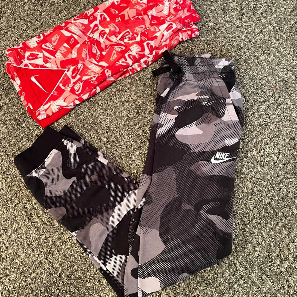 Boy Size Large Nike Lot One shorts and one pants